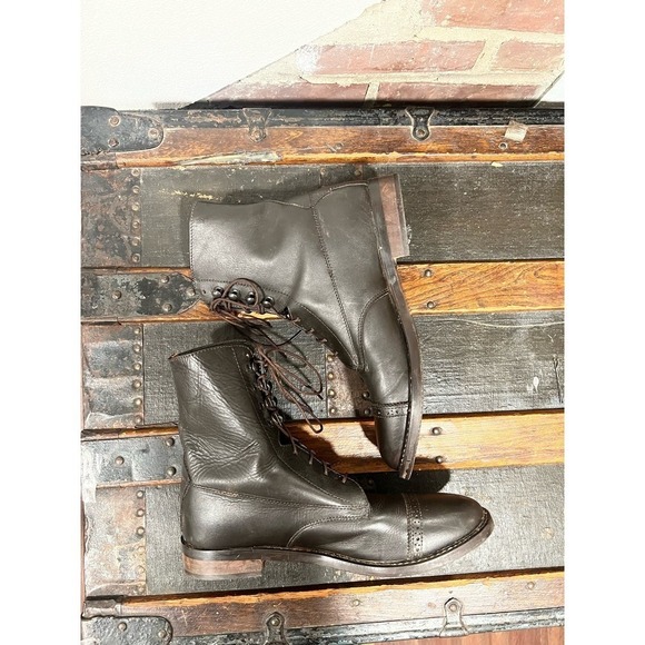 Ladies Dublin Leather Riding Boots Brown - Picture 7 of 8